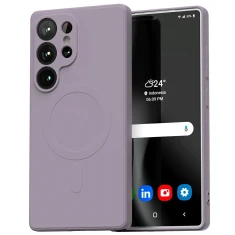 Чохол Mercury Semi-Silicone для Samsung Galaxy S25 Ultra (S938) Lilac Purple with MagSafe (8809972610079)