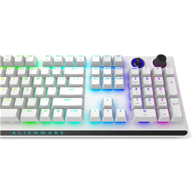Клавиатура Dell Alienware Tri-Mode AW920K беспроводная игровая RGB LED US раскладка Cherry MX Red Bluetooth Lunar Light (884116448686)