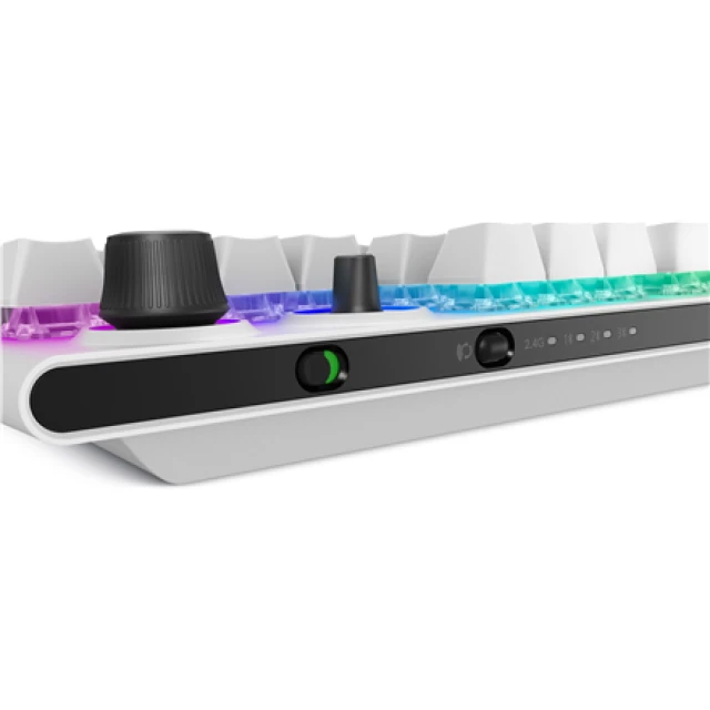 Клавиатура Dell Alienware Tri-Mode AW920K беспроводная игровая RGB LED US раскладка Cherry MX Red Bluetooth Lunar Light (884116448686)