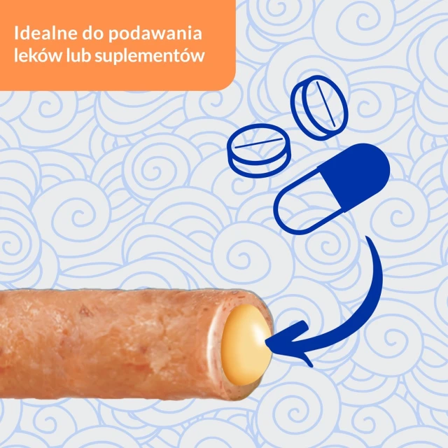 Ласощі для котів INABA Churu Rolls з тунцем і куркою 4 шт x 10 г (8859387700766)