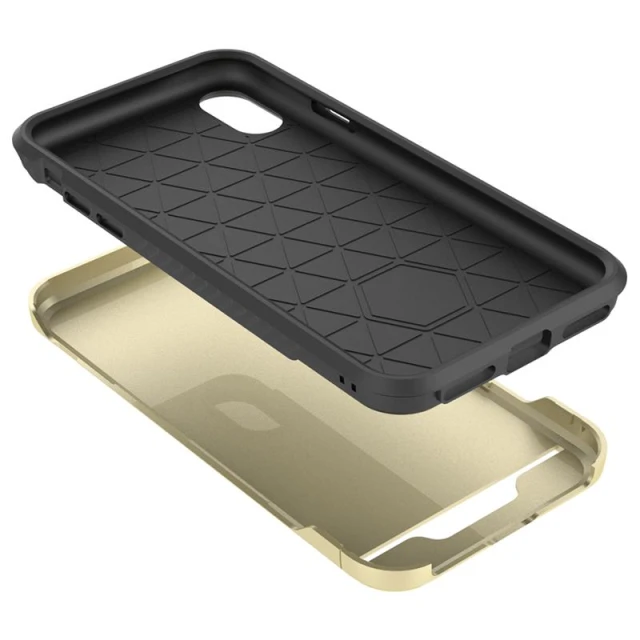 Чохол Zizo Star Diamond Hybrid для iPhone X Gold/Black (DLST-IPHX-GDBK)
