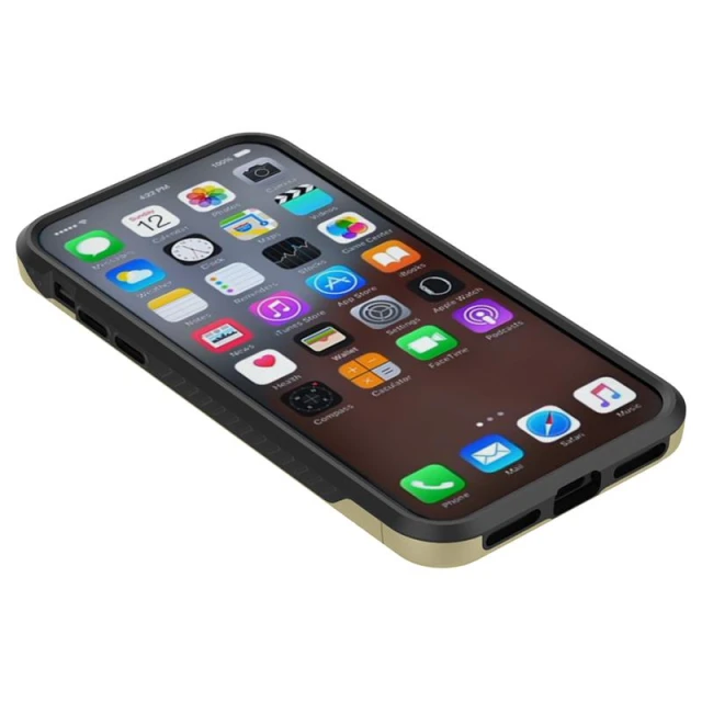 Чохол Zizo Star Diamond Hybrid для iPhone X Gold/Black (DLST-IPHX-GDBK)