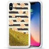 Чохол Zizo Liquid Glitter Star для iPhone X Pink Flowers (GLST-IPHX-PKFL)