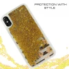 Чохол Zizo Liquid Glitter Star для iPhone X Pink Flowers (GLST-IPHX-PKFL)