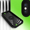 Чохол Zizo Retro Series для iPhone X/Xs Neon Green/Silver зі скла 9H (RET-IPH8-NGRSL)