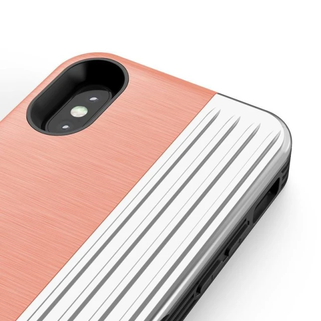 Чохол Zizo Retro Series для iPhone XS | X Peach/Silver (RET-IPH8-PHSL)