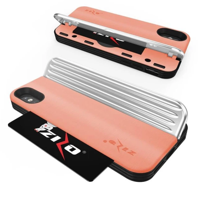 Чохол Zizo Retro Series для iPhone XS | X Peach/Silver (RET-IPH8-PHSL)