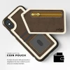 Чохол Zizo Nebula Wallet для iPhone X Dark Brown/Brown зі скла 9H (NEB-IPH8-DBBR)