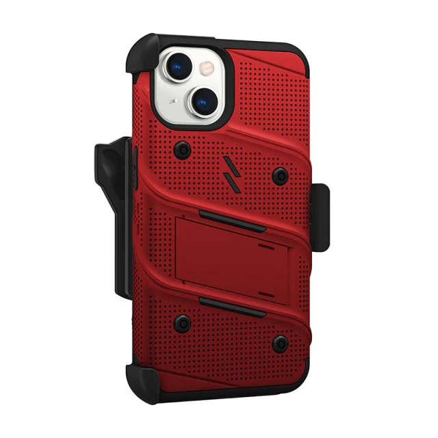 Чохол Zizo Bolt Series для iPhone 14 Red (BOLT-IPH14-RDBK)