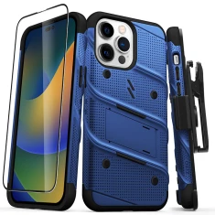 Чохол Zizo Bolt Series для iPhone 14 Pro Max Blue (BOLT-IPH14PROMAX-BLBK)