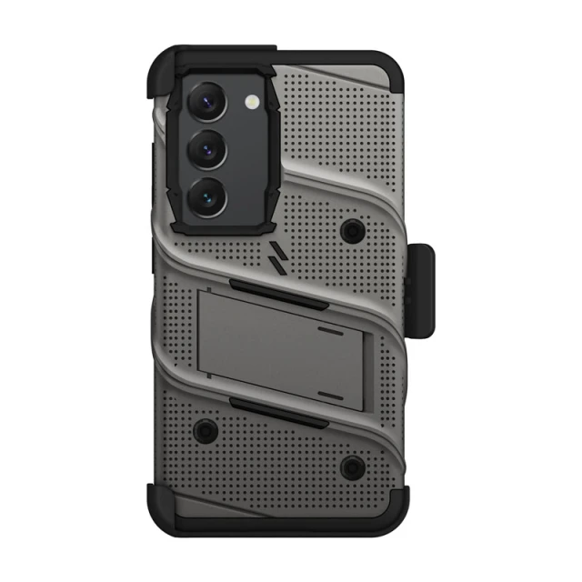 Чохол Zizo Bolt для Samsung Galaxy S23 Grey (BOLT-SAMGS23-MGRBK)