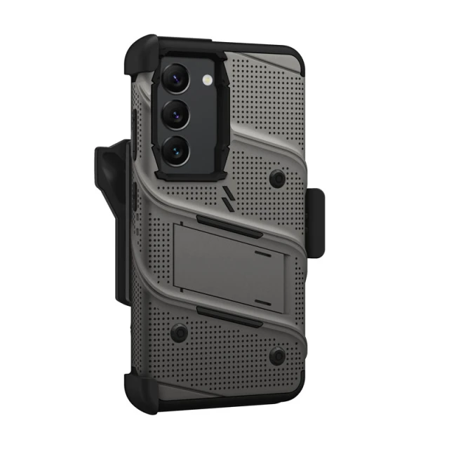Чохол Zizo Bolt для Samsung Galaxy S23 Grey (BOLT-SAMGS23-MGRBK)
