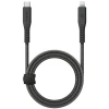 Кабель Energea Flow USB-C к Lightning C94 MFI 1.5m Black 60W 3A PD Fast Charge (CBL-FLCL-BLK150M)
