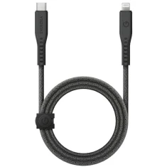 Кабель Energea Flow USB-C до Lightning C94 MFI 1.5m Black 60W 3A PD Fast Charge (CBL-FLCL-BLK150M)