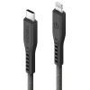 Кабель Energea Flow USB-C к Lightning C94 MFI 1.5m Black 60W 3A PD Fast Charge (CBL-FLCL-BLK150M)