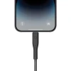 Кабель Energea Flow USB-C к Lightning C94 MFI 1.5m Black 60W 3A PD Fast Charge (CBL-FLCL-BLK150M)