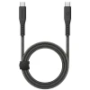 Кабель Energea Flow USB-C - USB-C 1.5m 240W 5A PD Fast Charge Black (CBL-FLCC-BLK150M)