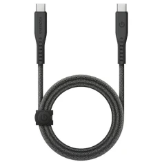 Кабель Energea Flow USB-C - USB-C 1.5m 240W 5A PD Fast Charge Black (CBL-FLCC-BLK150M)