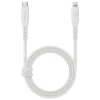 Кабель Energea Flow USB-C до Lightning C94 MFI 1.5m White 60W 3A PD Fast Charge (CBL-FLCL-WHT150M)