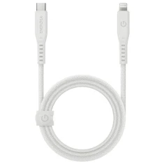 Кабель Energea Flow USB-C до Lightning C94 MFI 1.5m White 60W 3A PD Fast Charge (CBL-FLCL-WHT150M)