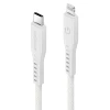 Кабель Energea Flow USB-C до Lightning C94 MFI 1.5m White 60W 3A PD Fast Charge (CBL-FLCL-WHT150M)