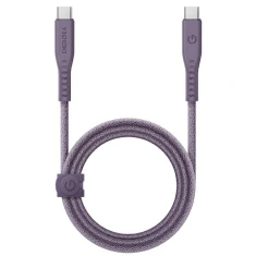 Кабель Energea Flow USB-C до USB-C 1.5m Purple 240W 5A PD Fast Charge (CBL-FLCC-PUR150M)