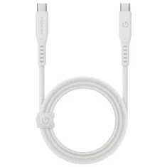 Кабель Energea Flow USB-C - USB-C 1.5m White 240W 5A PD Fast Charge (CBL-FLCC-WHT150M)
