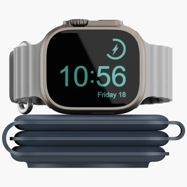 Бездротова зарядка Energea Bazic GoMag Trio Plus 3в1 15W Fast Charging Navy (GM-TRIOPLUS-BLU)