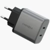 Мережевий зарядний пристрій Energea Ampcharge GaN45 2xUSB-C PD/PPS/QC3.0 45W Grey (CHR-AC2C-GAN45EU)