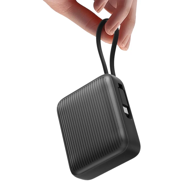 Зовнішній акумулятор Energea Integra Mini 35 10000mAh USB-C PD35W Grey (INT-MINI35-GUN)