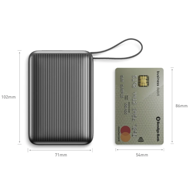 PowerBank Energea Integra Ultra 45 20000mAh USB-C PD45W Grey (INT-20K45-GUN)