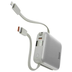 Павербанк Energea Bazic Fusion Mini 10000mAh 3в1 кабель USB-C/Lightning Grey (FUS-MINI10K-PEB)