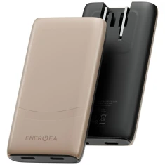 Зарядное устройство Energea TravelWorld Edge 65W 2xUSB-C PD/PPS/QC3.0 (US/UK/EU) Gold (TW-EDGE65-GLD)