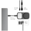 Док-станція Energea WiDock Plus 7в1 USB-C 3.1 з Qi2 Gunmetal (WIDOCK-PLU71-GUN)