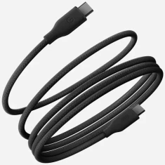 Кабель Energea Helix 60 USB-C to USB-C магнітний 480Mbps 60W 1.5m Black (CBL-HX60-BLK150)