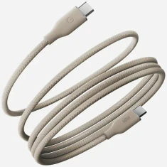 Кабель Energea Helix 60 USB-C до USB-C магнітний 480Mbps 60W 1.5m Beige (CBL-HX60-NAT150)