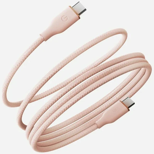 Кабель Energea Helix 60 USB-C до USB-C магнітний 480Mbps 60W 1.5m Pink (CBL-HX60-PNK150)