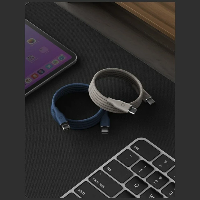 Кабель Energea Helix 60 USB-C до USB-C магнітний 480Mbps 60W 1.5m Pink (CBL-HX60-PNK150)