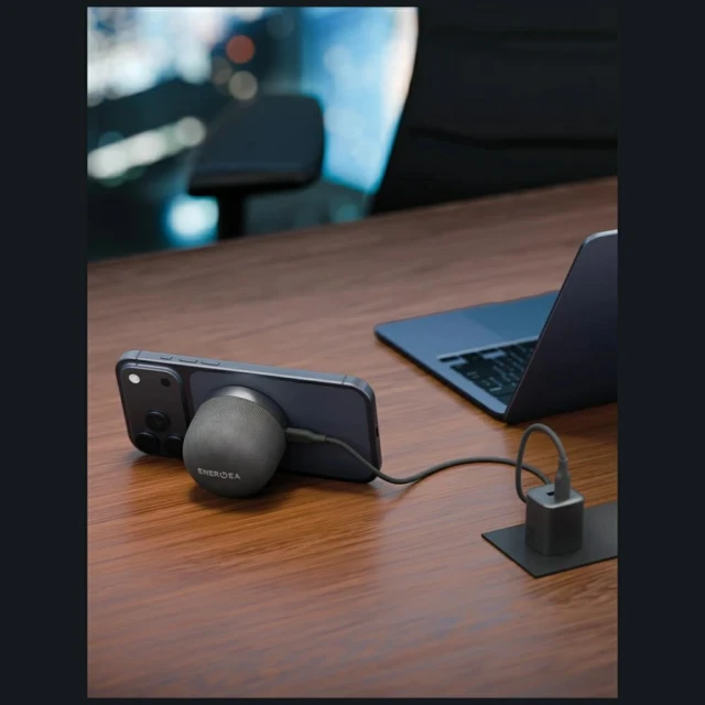 Колонка Bluetooth Energea Magaudio Go Plus Qi Grey (MAG-MAGOPLUS-CHA)