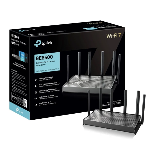 Маршрутизатор TP-Link Archer BE400 (8885020624113)