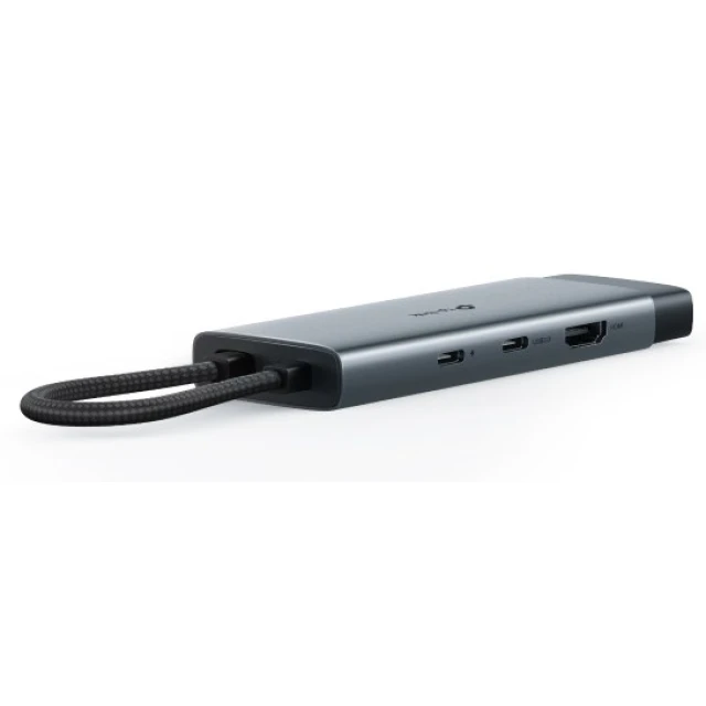 USB-хаб TP-Link UH6120C 2xUSB-A 3.0 1xUSB-C 3.0 1xUSB-C PD HDMI 4K RJ45 GE (8885020625271)