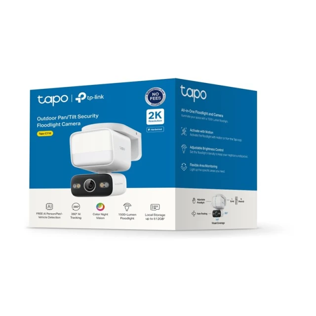 Камера відеоспостереження TP-Link Tapo C710 вулична з прожектором і поворотною головкою 2K IP65 (8885020629316)