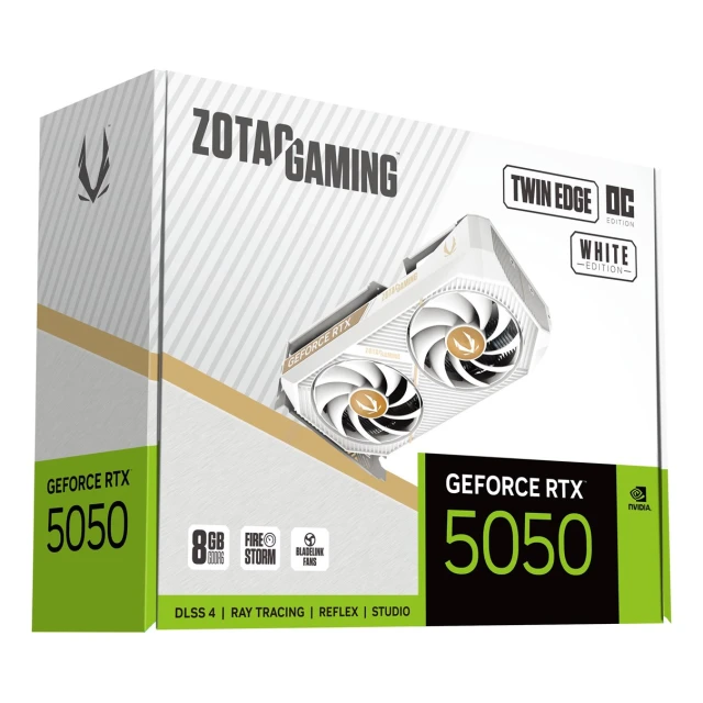 Відеокарта ZOTAC GAMING GeForce RTX 5050 Twin Edge OC 8GB White (8886307701558)