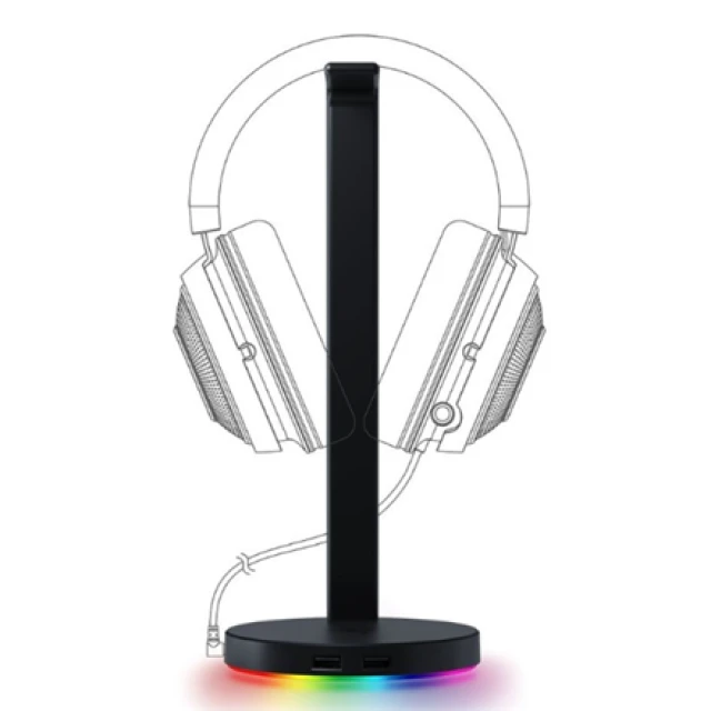 Підставка для навушників Razer Base Station V2 Chroma (8886419313274)