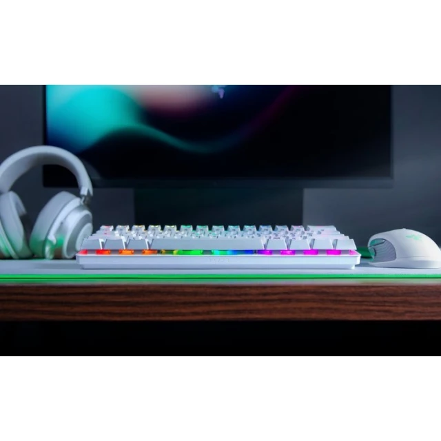 Клавіатура Razer Huntsman Mini ігрова USB US розкладка White (8886419345763)