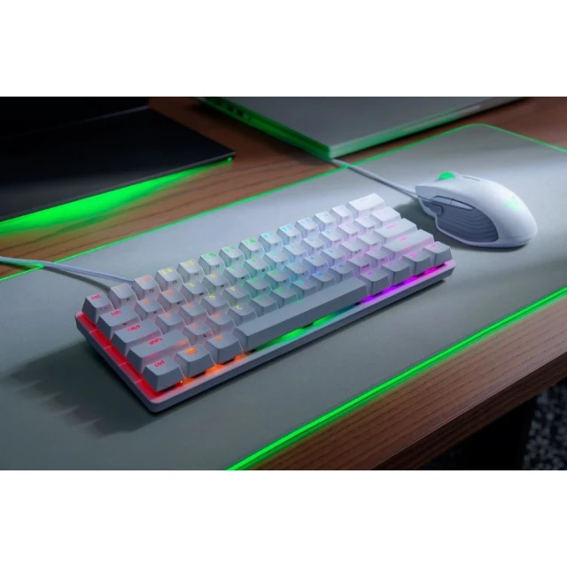 Клавіатура Razer Huntsman Mini ігрова USB US розкладка White (8886419345763)