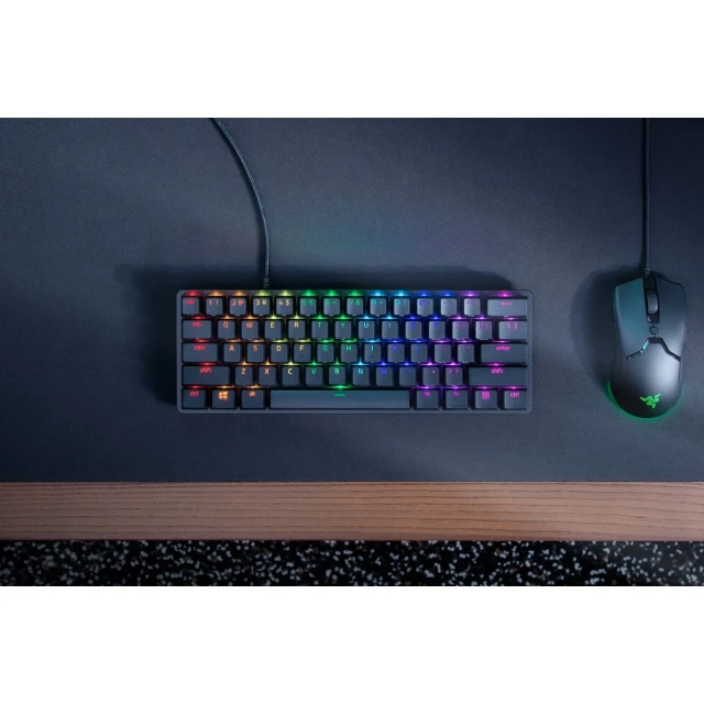 Клавіатура Razer Huntsman Mini ігрова USB німецька розкладка Black (8886419346975)