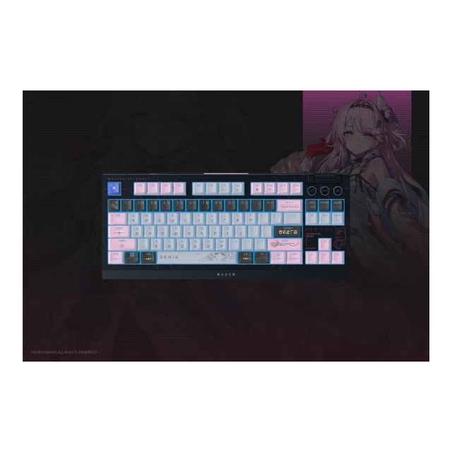 Клавіатура Razer BlackWidow V4 Tenkeyless HyperSpeed ігрова бездротова US розкладка Orange Wuthering Waves (8886419360353)