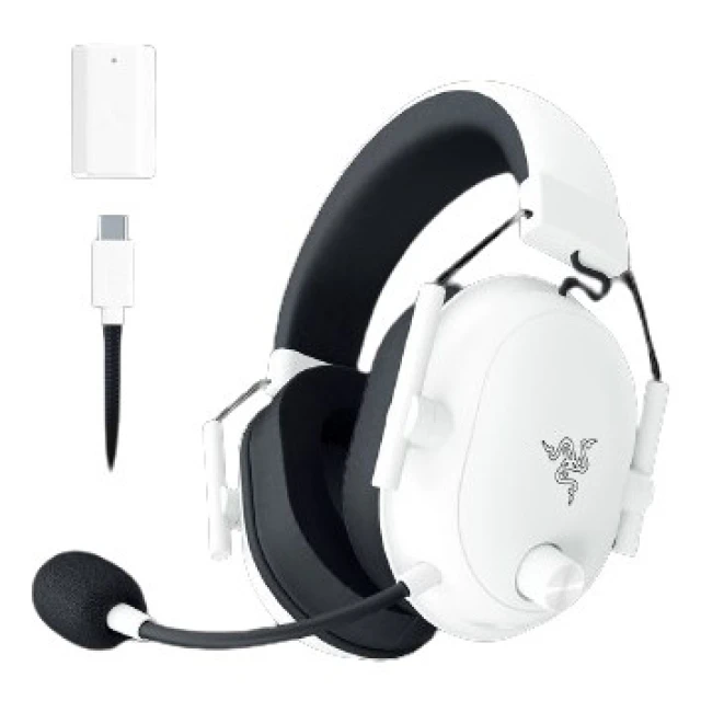 Навушники Razer BlackShark V2 HyperSpeed бездротові ігрові USB Type-A Bluetooth White (8886419378204)