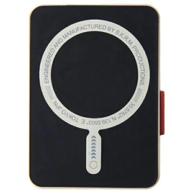 Чохол Skinarma Mirage Spunk Wallet для Magnetic Grip Stand Ivory (SK-MIRAGE-SPKBGE)